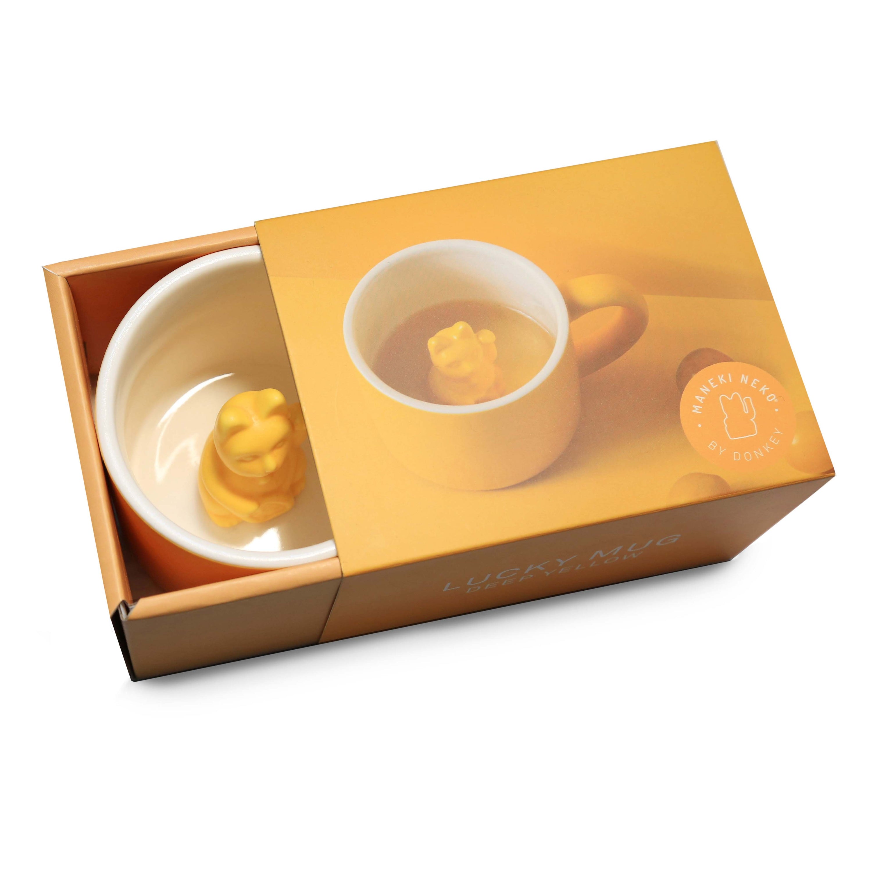 MANEKI NEKO Lucky Mug Deep Yellow