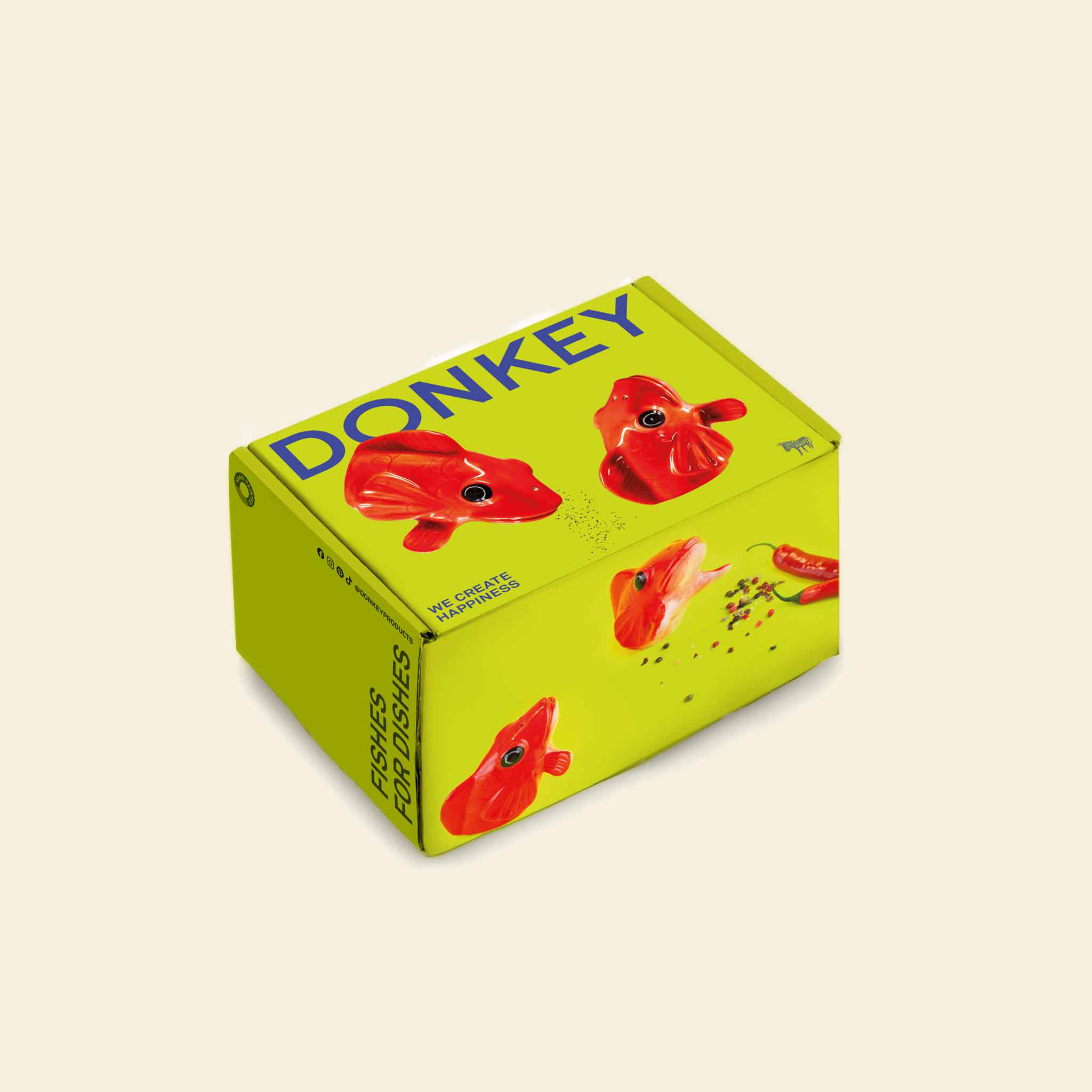 Verpackung 2er Set Salz- und Pfefferstreuer Fishes for Dishes