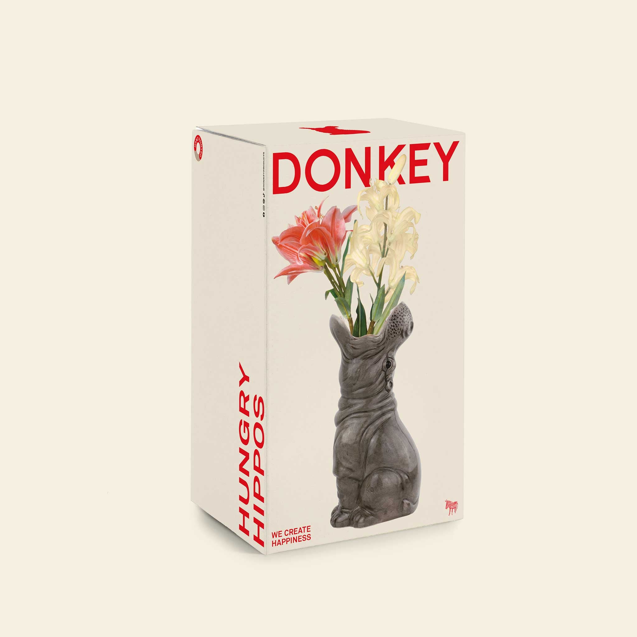 Verpackung Hungry Hippos Vase