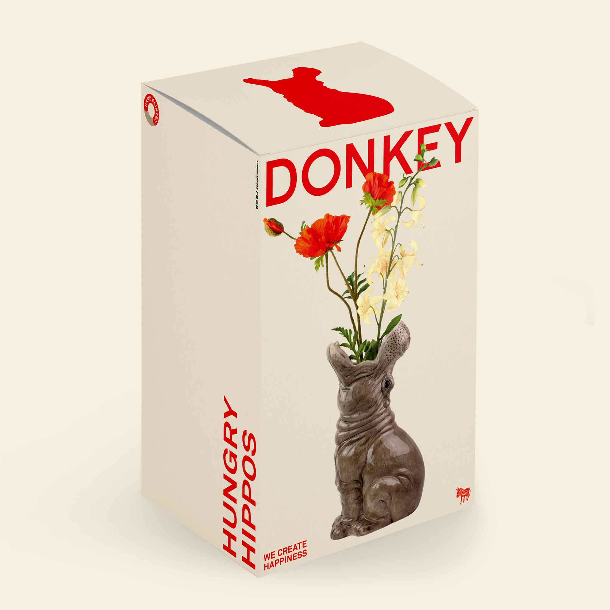 Verpackung Hungry Hippos Vase Large