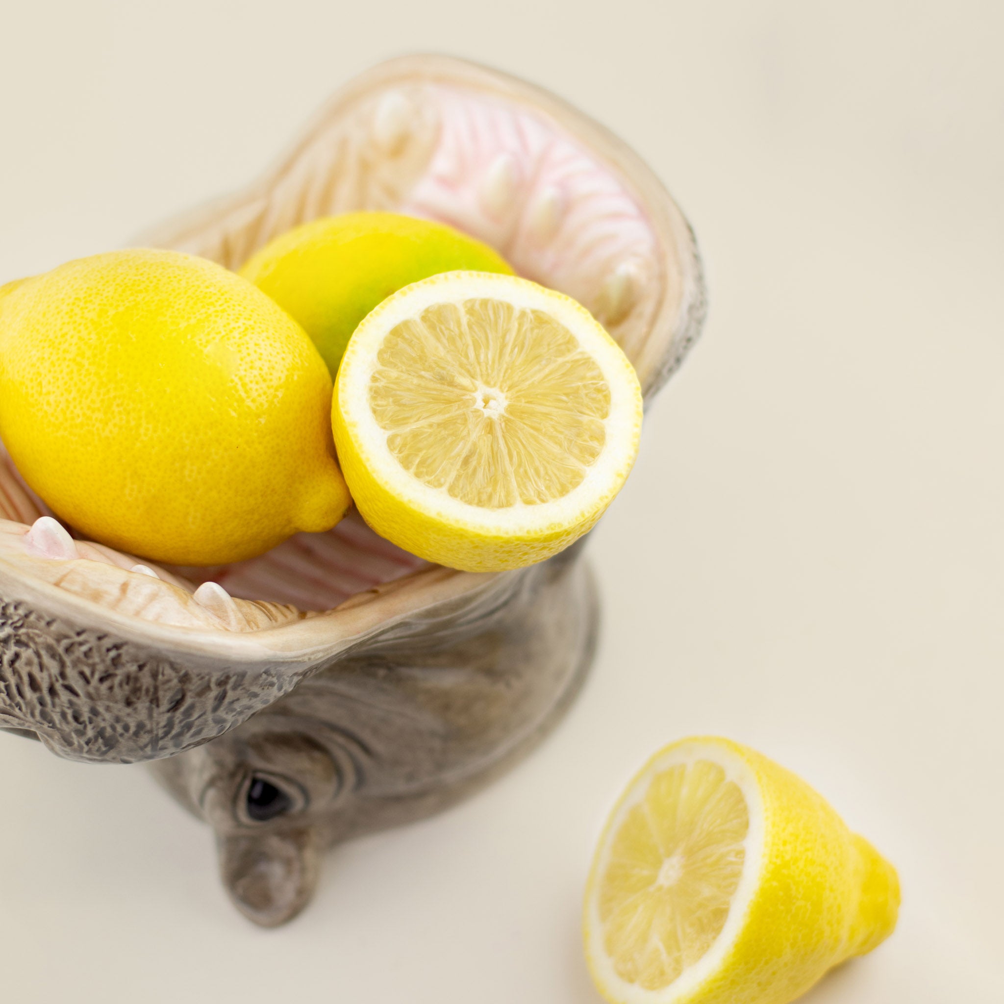 Hungy Hippo Bowl mit Zitronen gefüllt