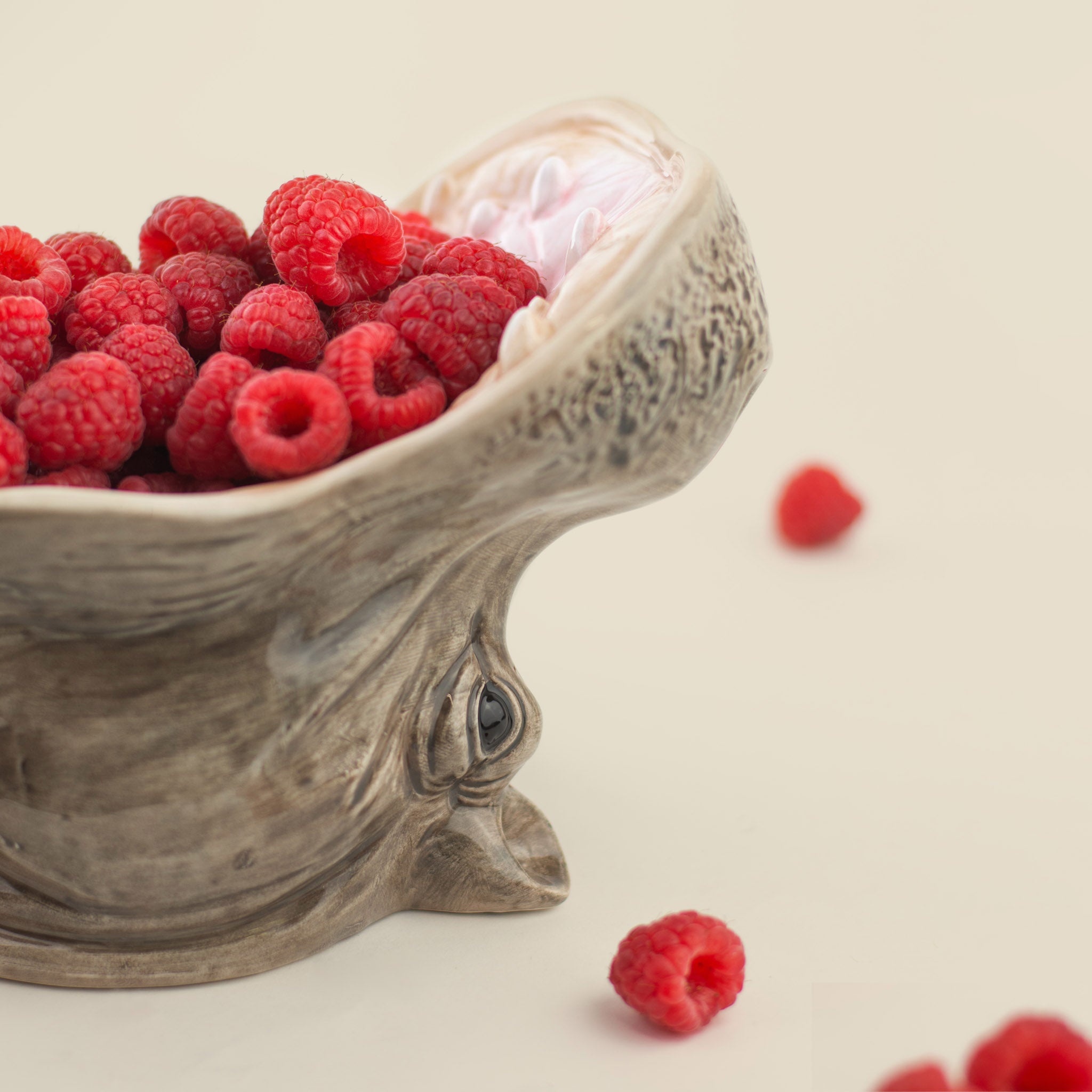 Hungry Hippos Bowl im Anschnitt