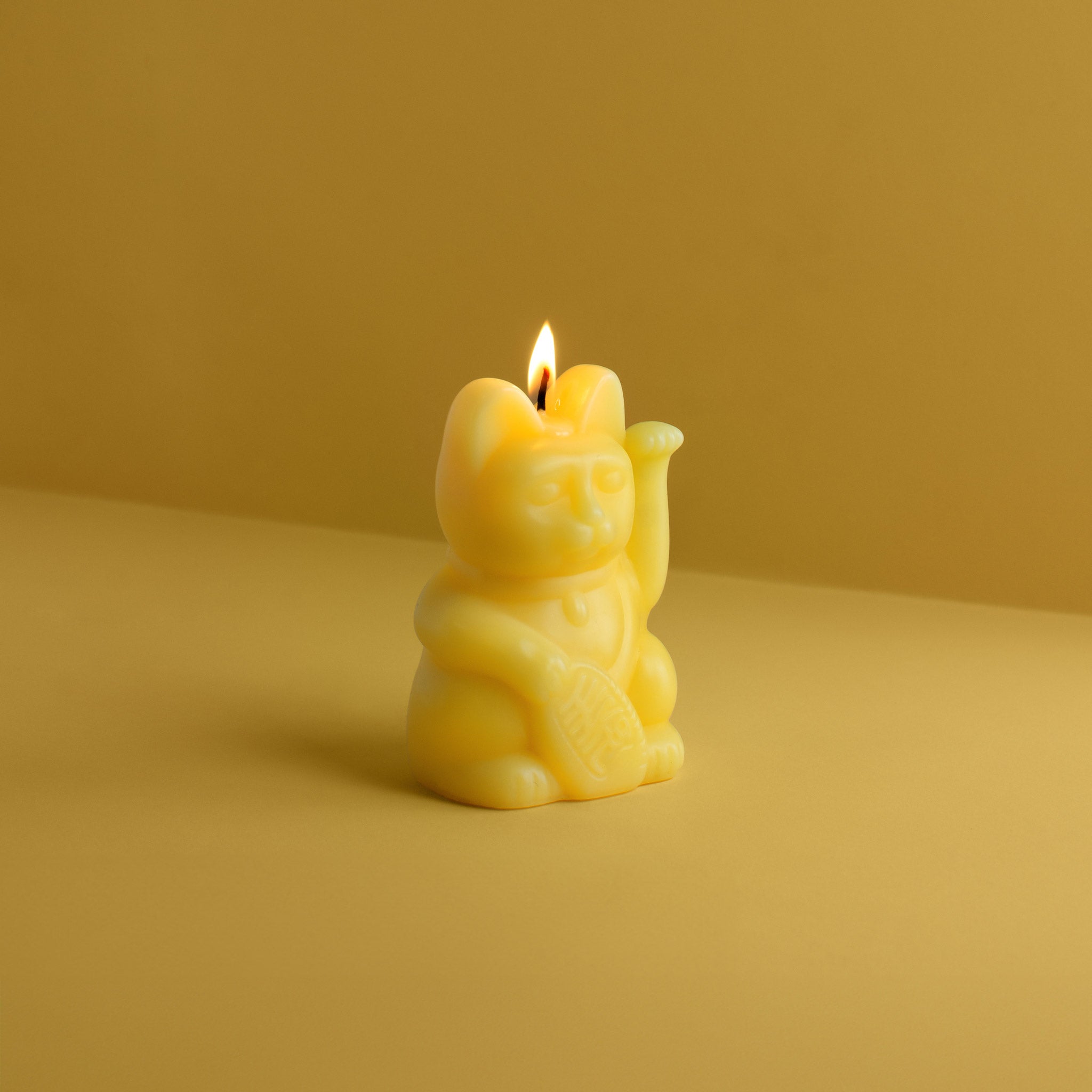 Lucky Cat Kerze Light Green