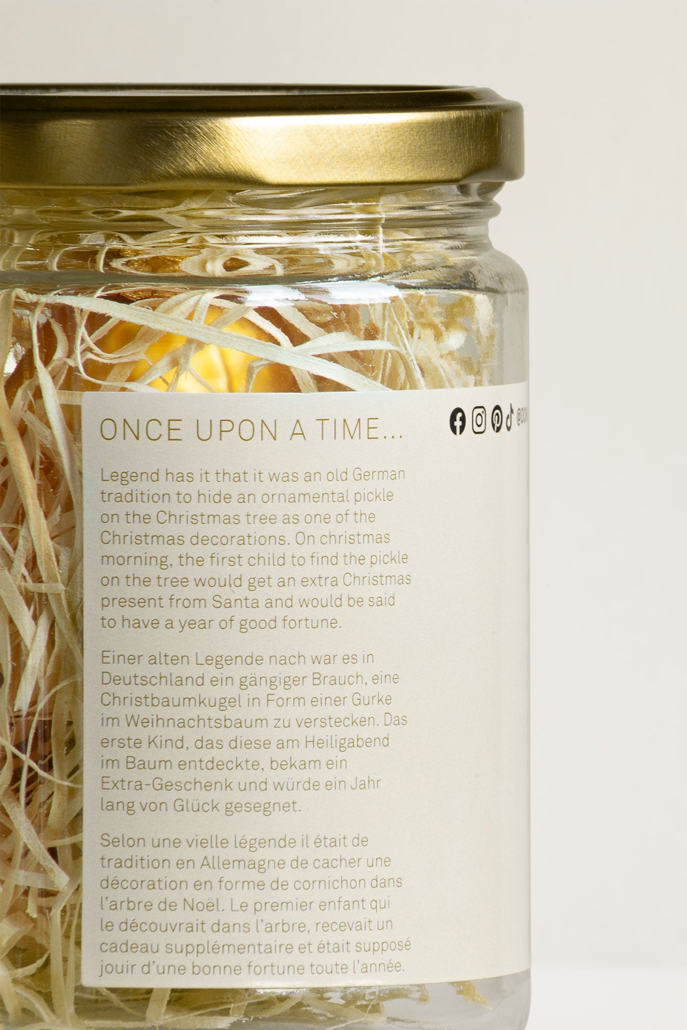 Weihnachtsgurke Gelb