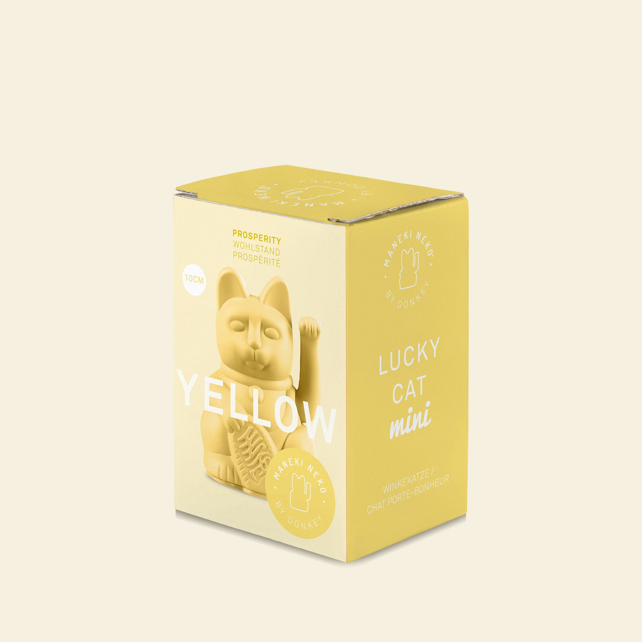 Winkekatze Mini Gelb