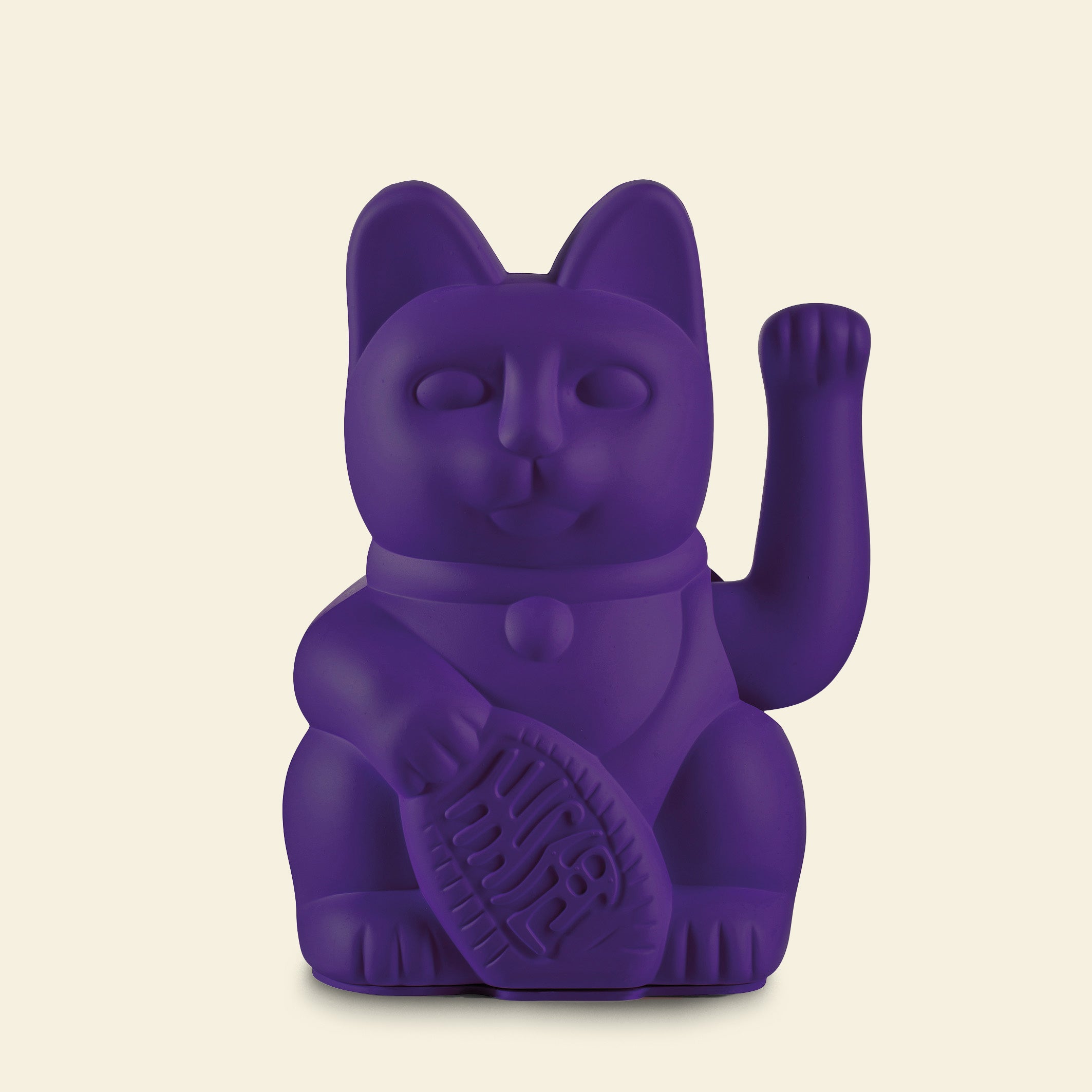 Winkekatze Violett