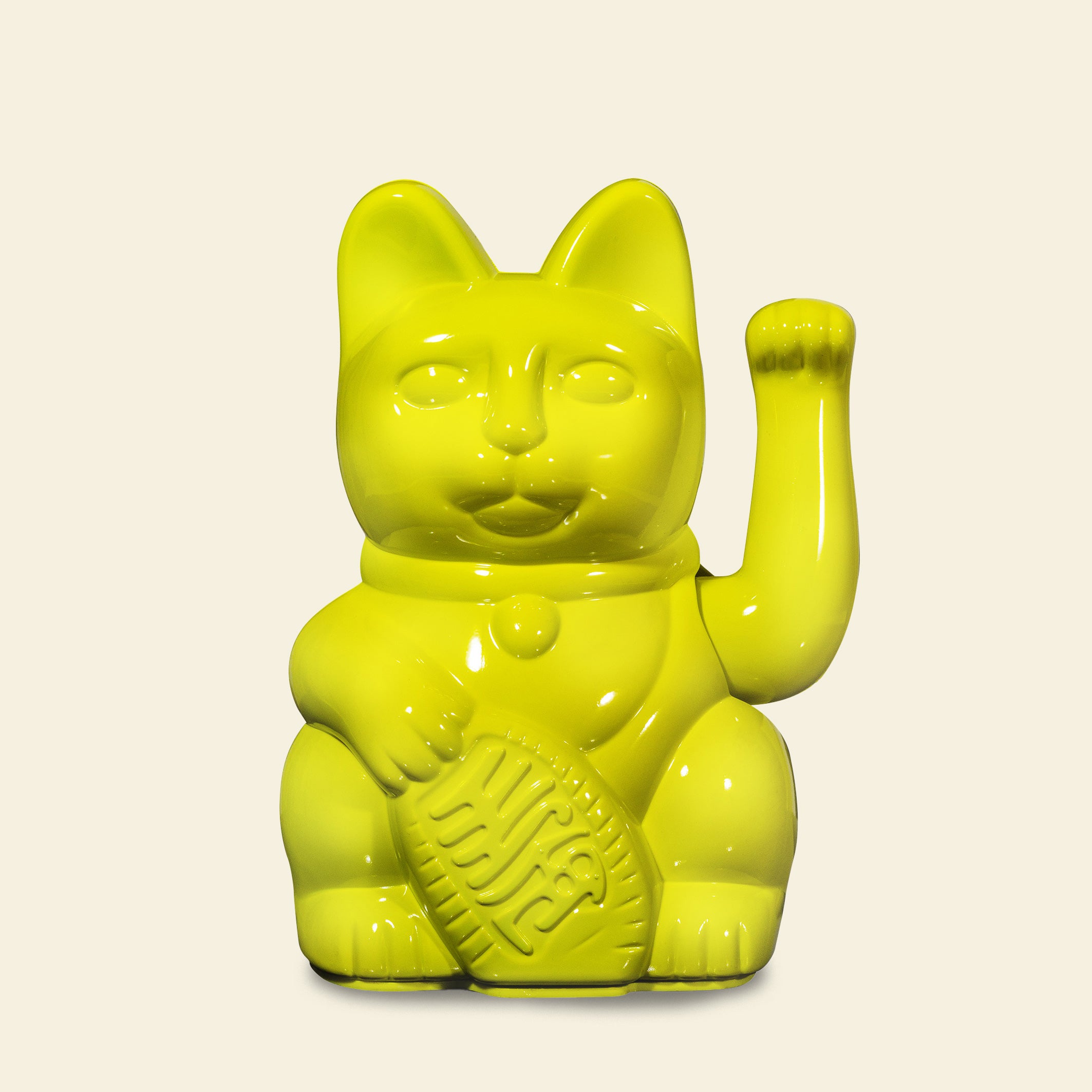 Lucky Cat Glossy Yellow