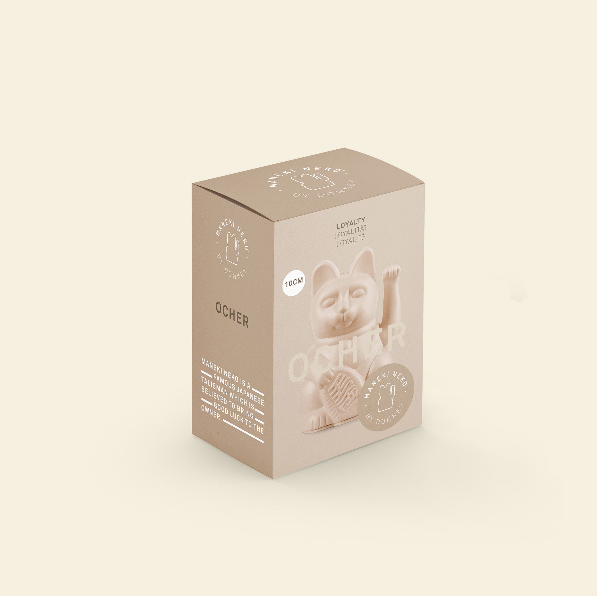 Winkekatze Mini Ocker