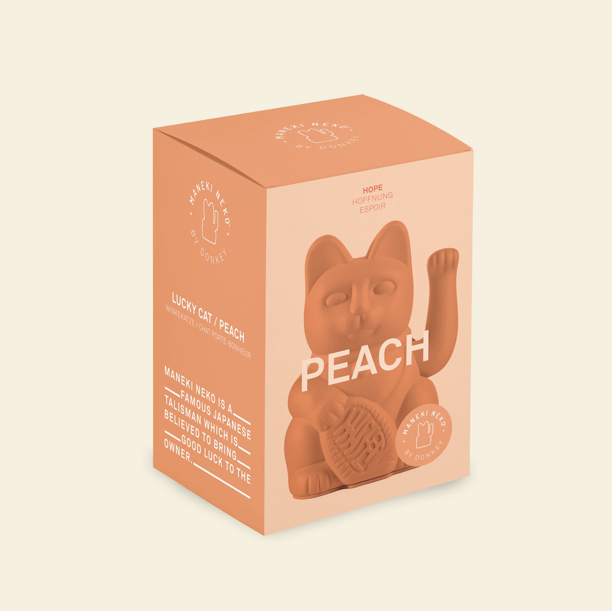 Winkekatze Peach