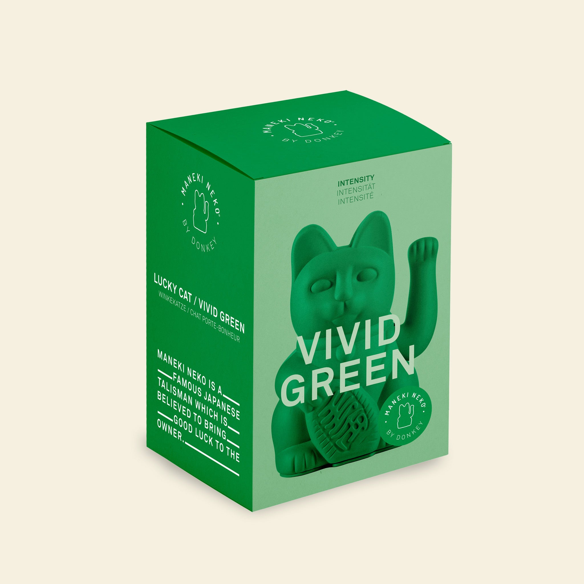 Winkekatze Vivid Green