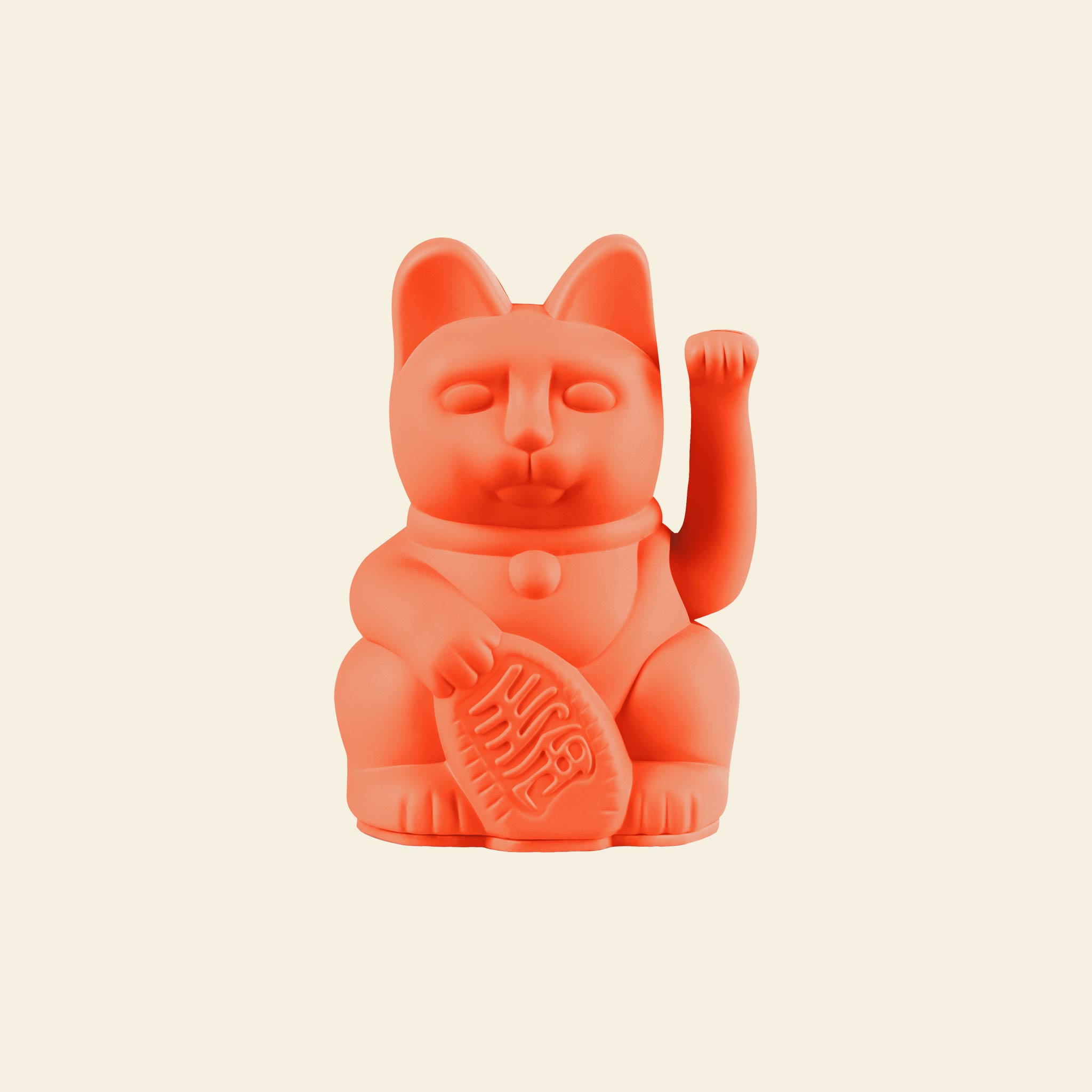 Winkekatze Mini Neon Orange "Toki"
