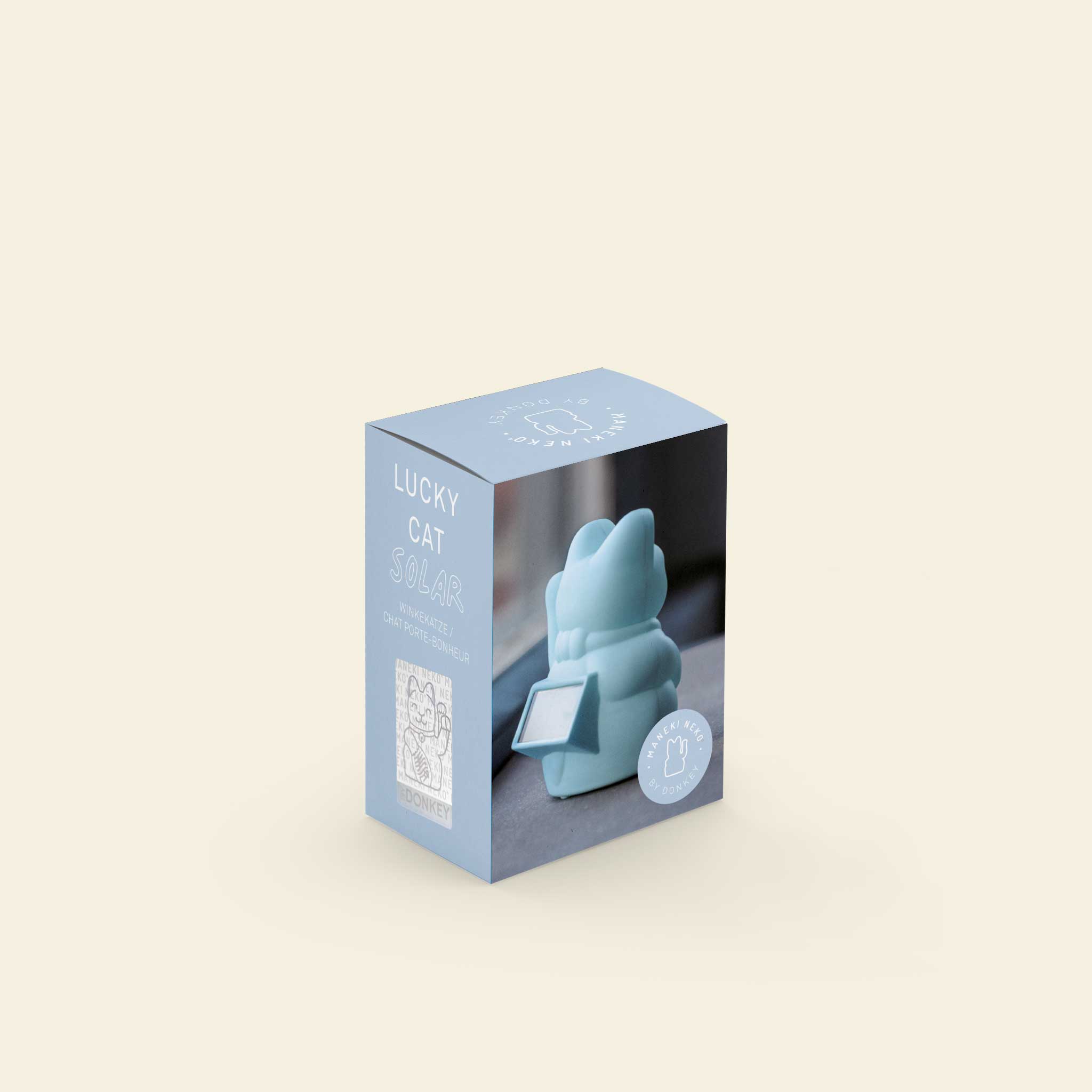 Verpackung Lucky Cat Solar Light Blue