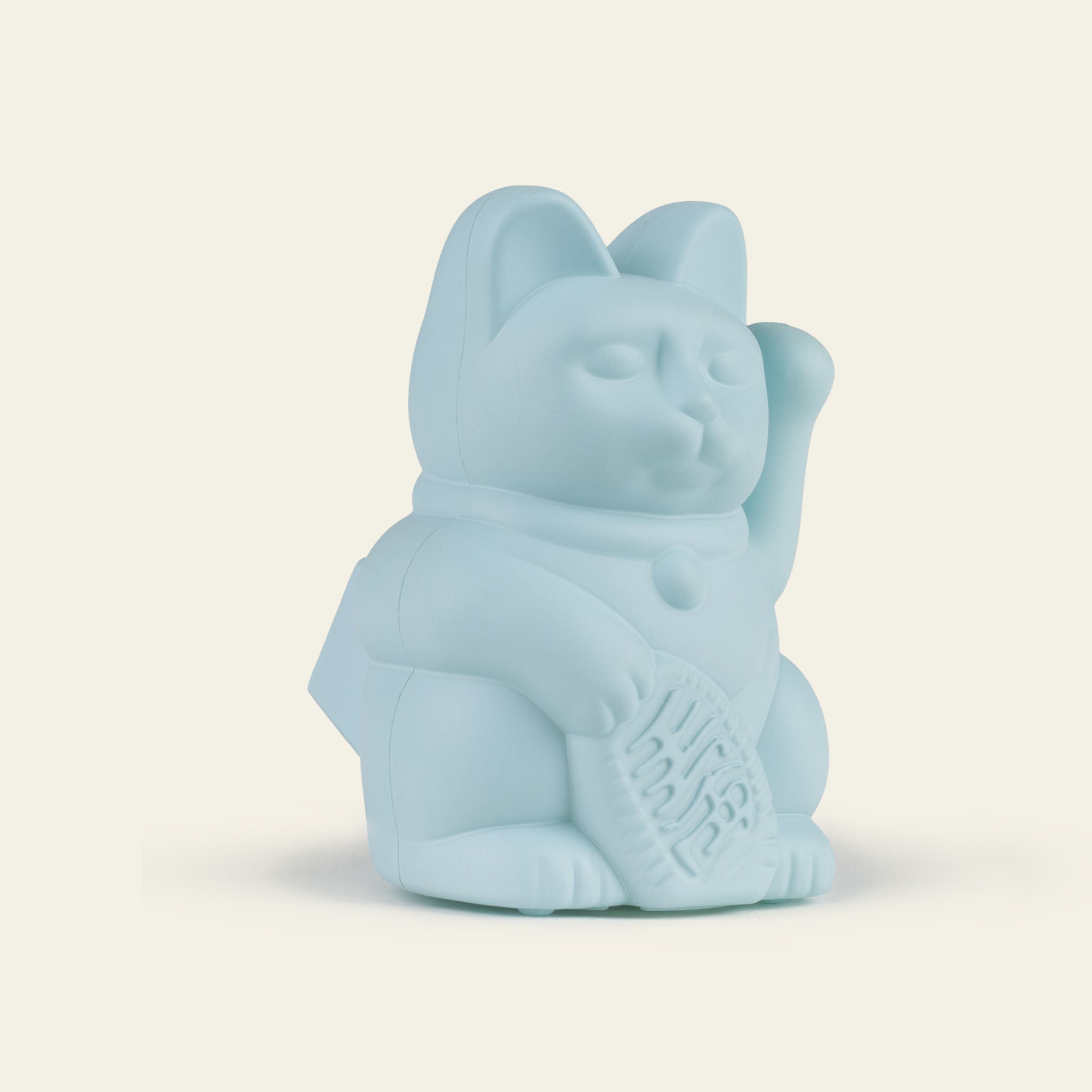 Seitenansicht Lucky Cat Solar Light Blue