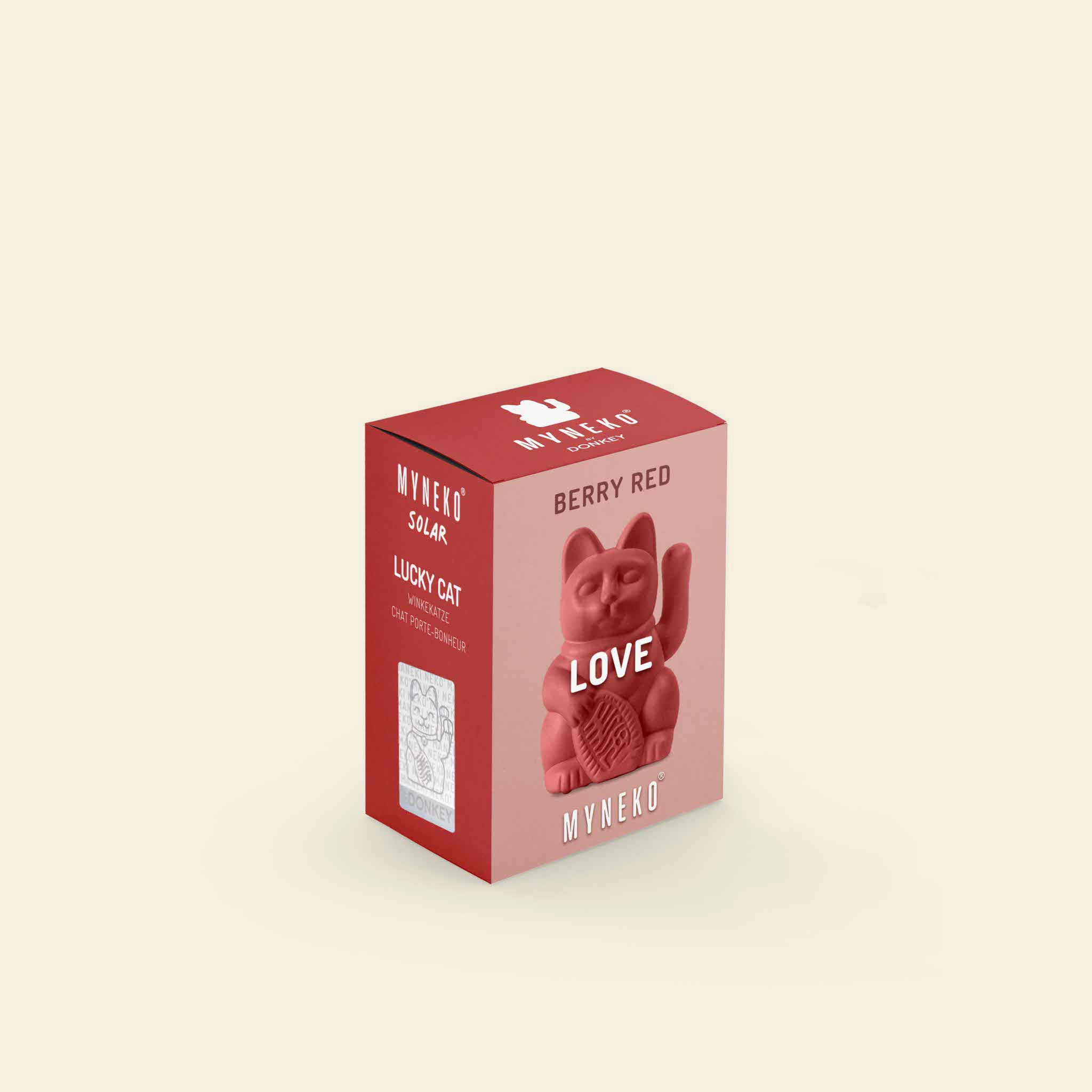 Winkekatze Solar Berry Red