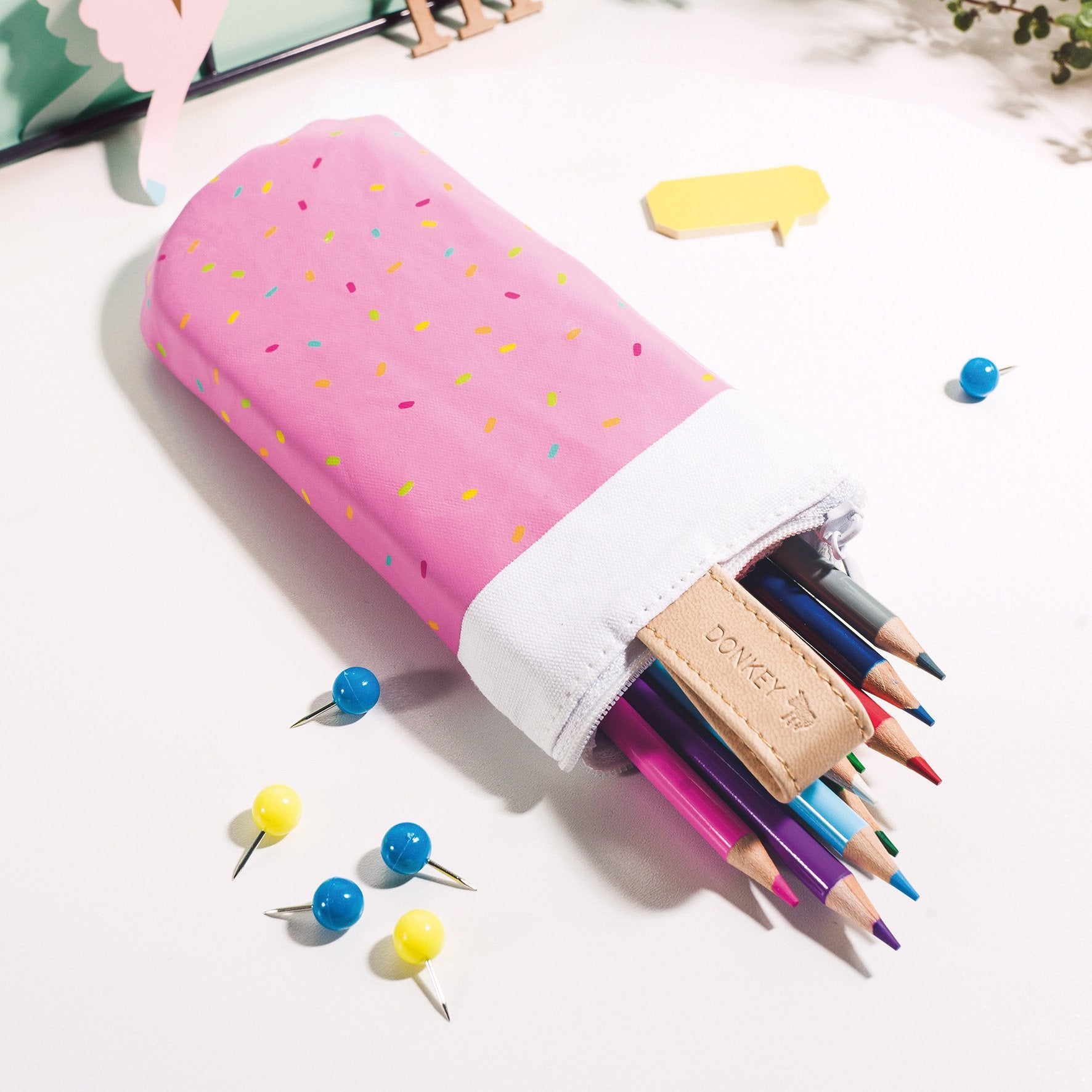 Pencil Pops Strawberry Sprinkle