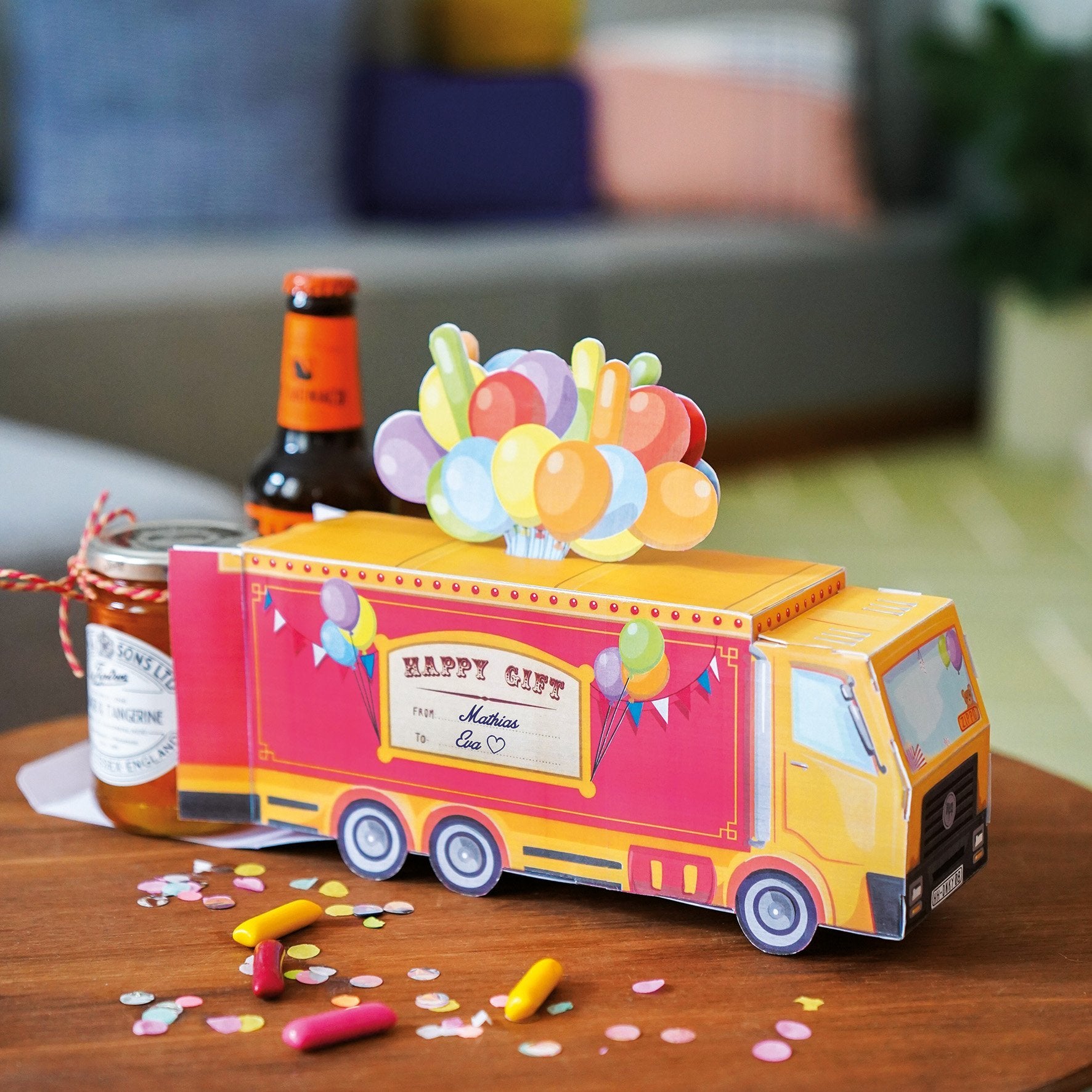 Gift Box Circus Truck