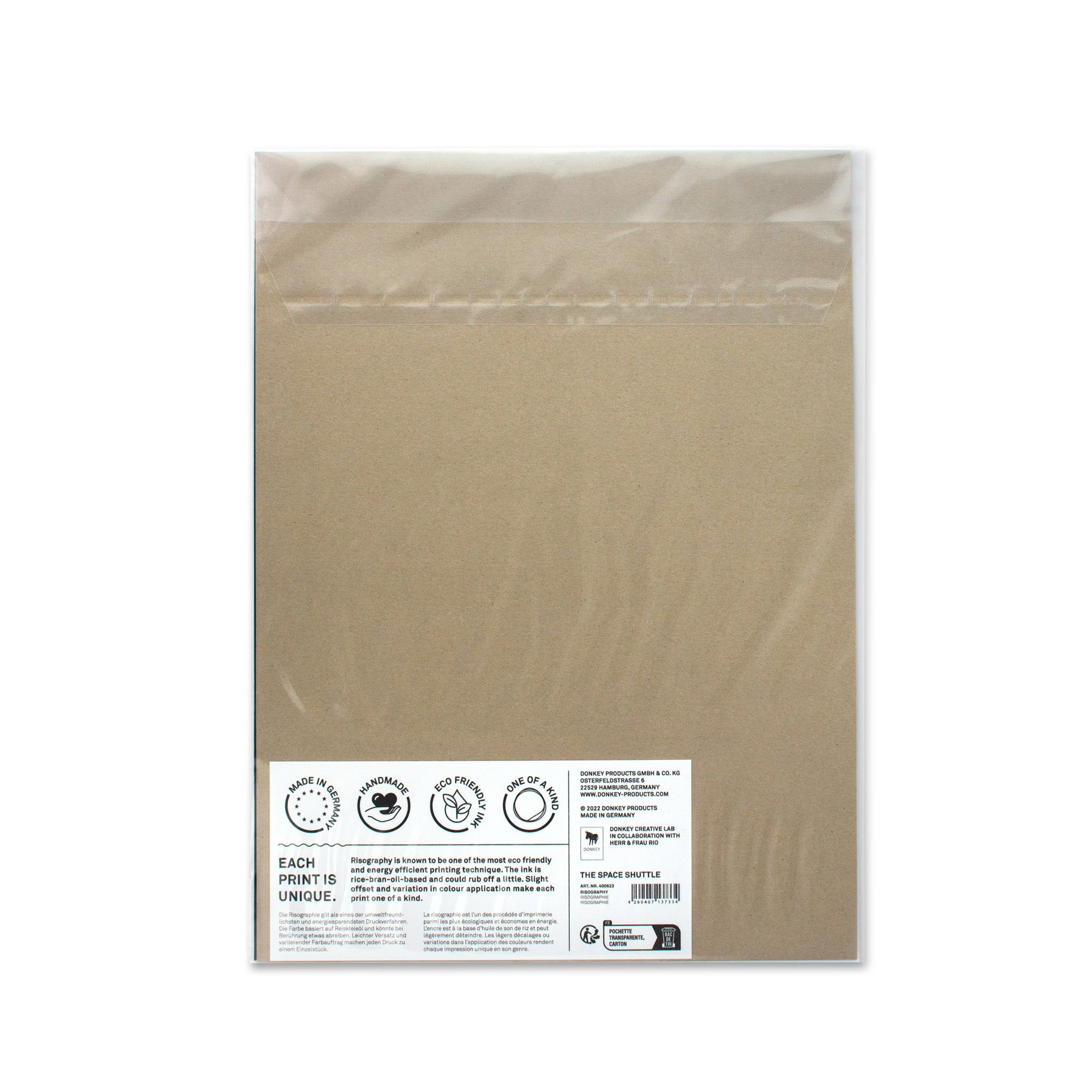 Risographie Artprint Space Shuttle