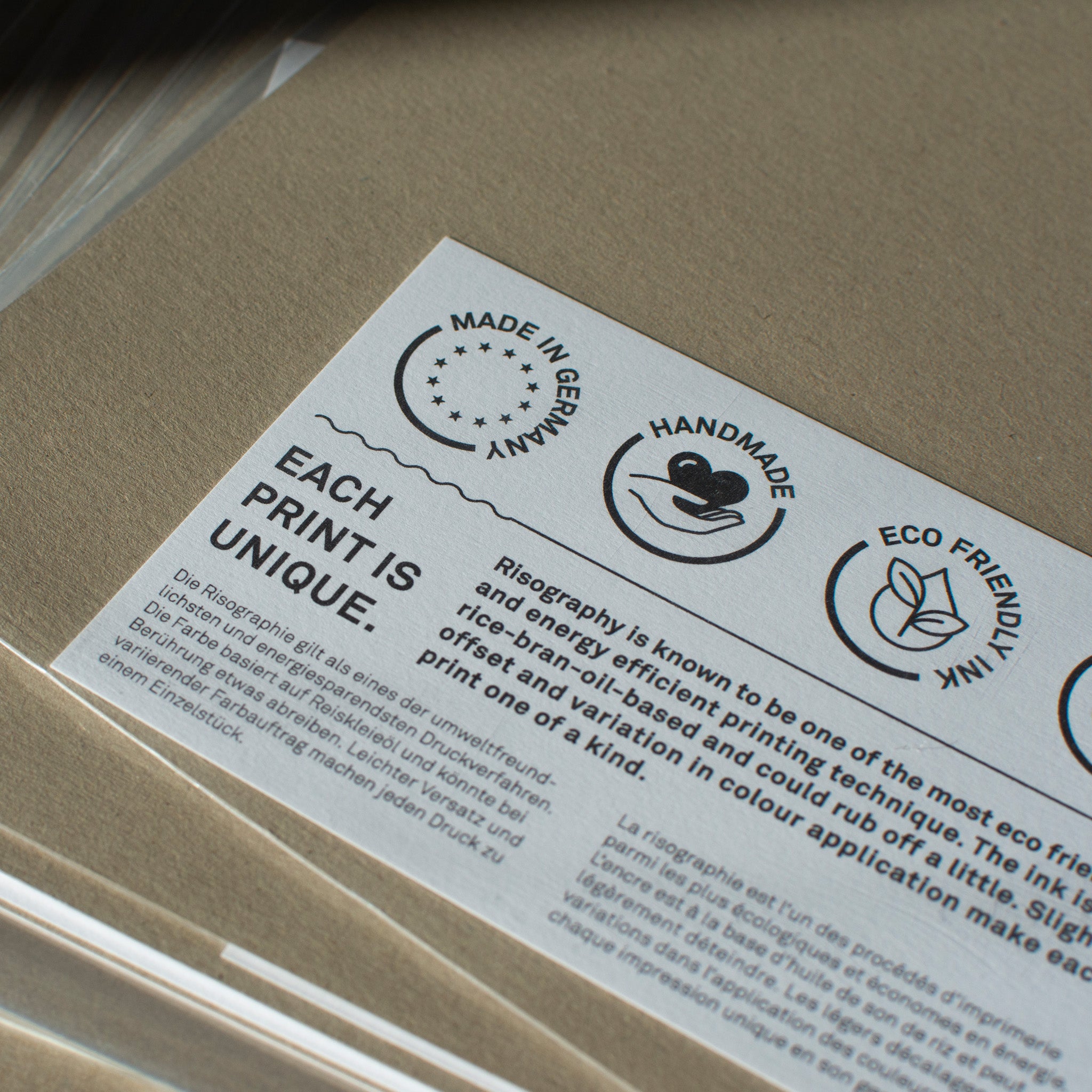 Risographie Artprint Lucky Cat Lilac