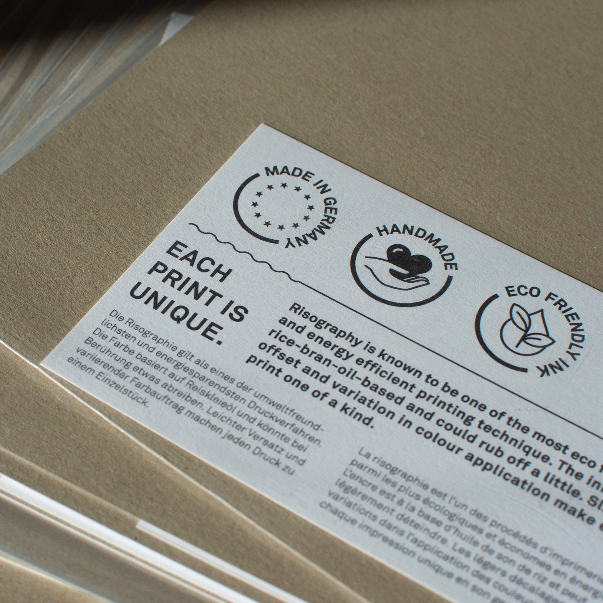 Risographie Artprint Lucky Cat Pink