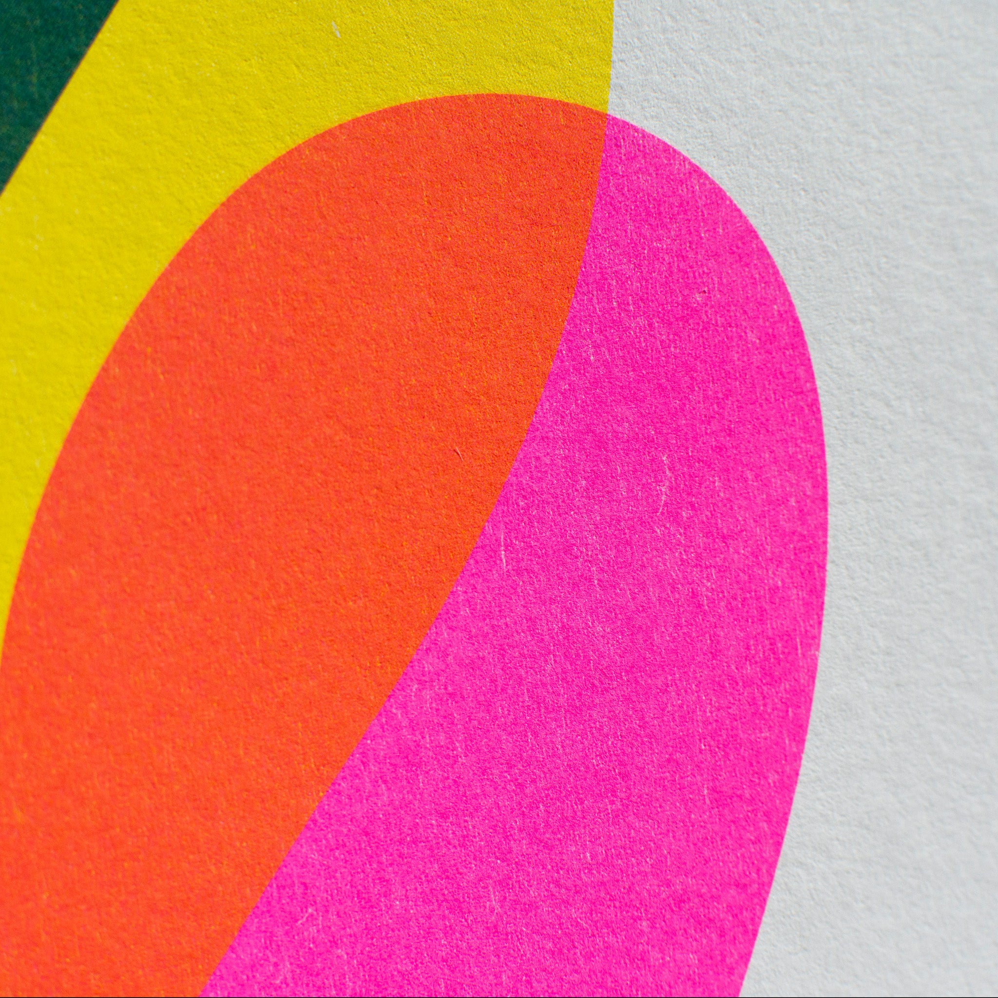 Risographie Artprint Three of Hearts