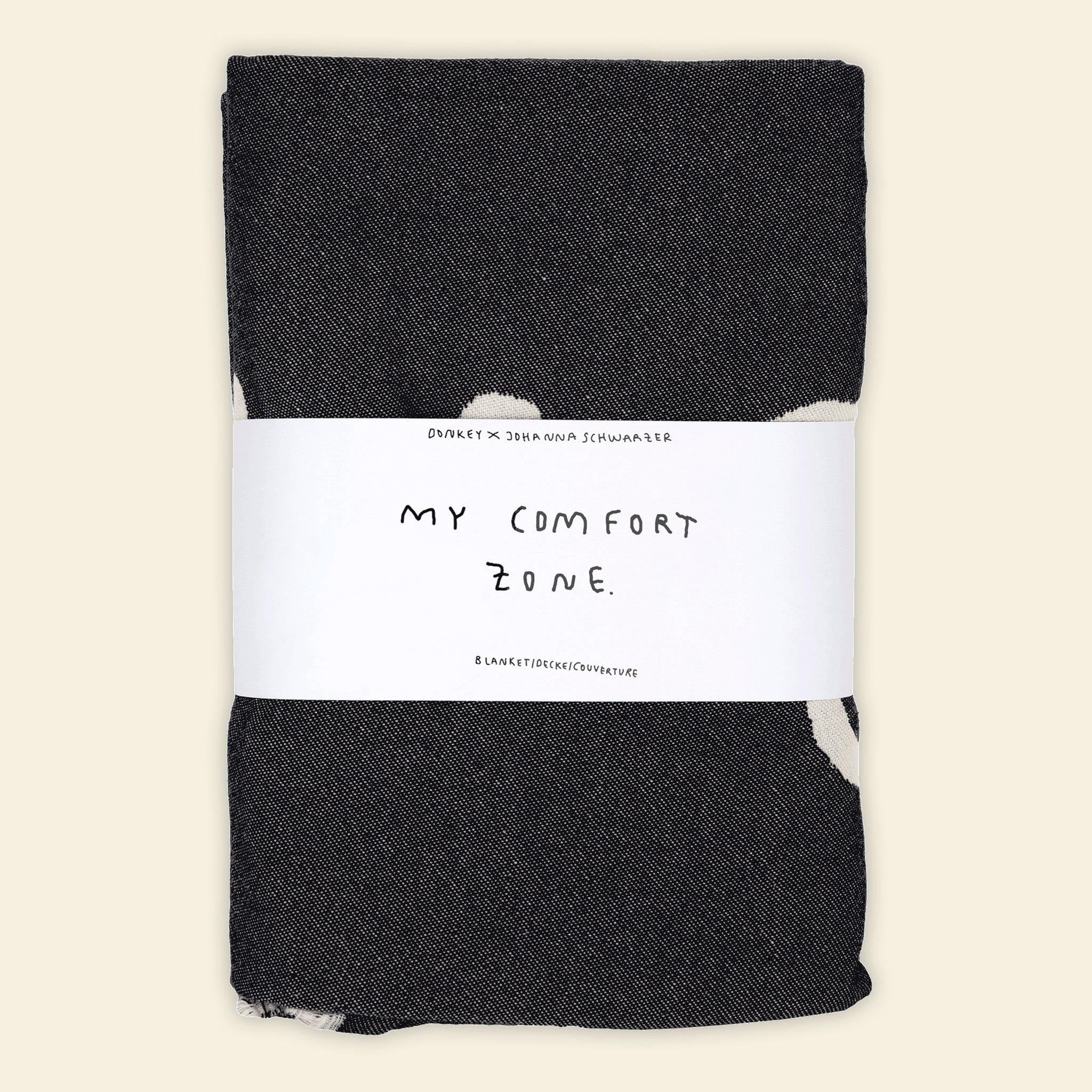Wolldecke"My Comfort Zone" aus der Cozy Home Collection by Johanna Schwarzer x Donkey