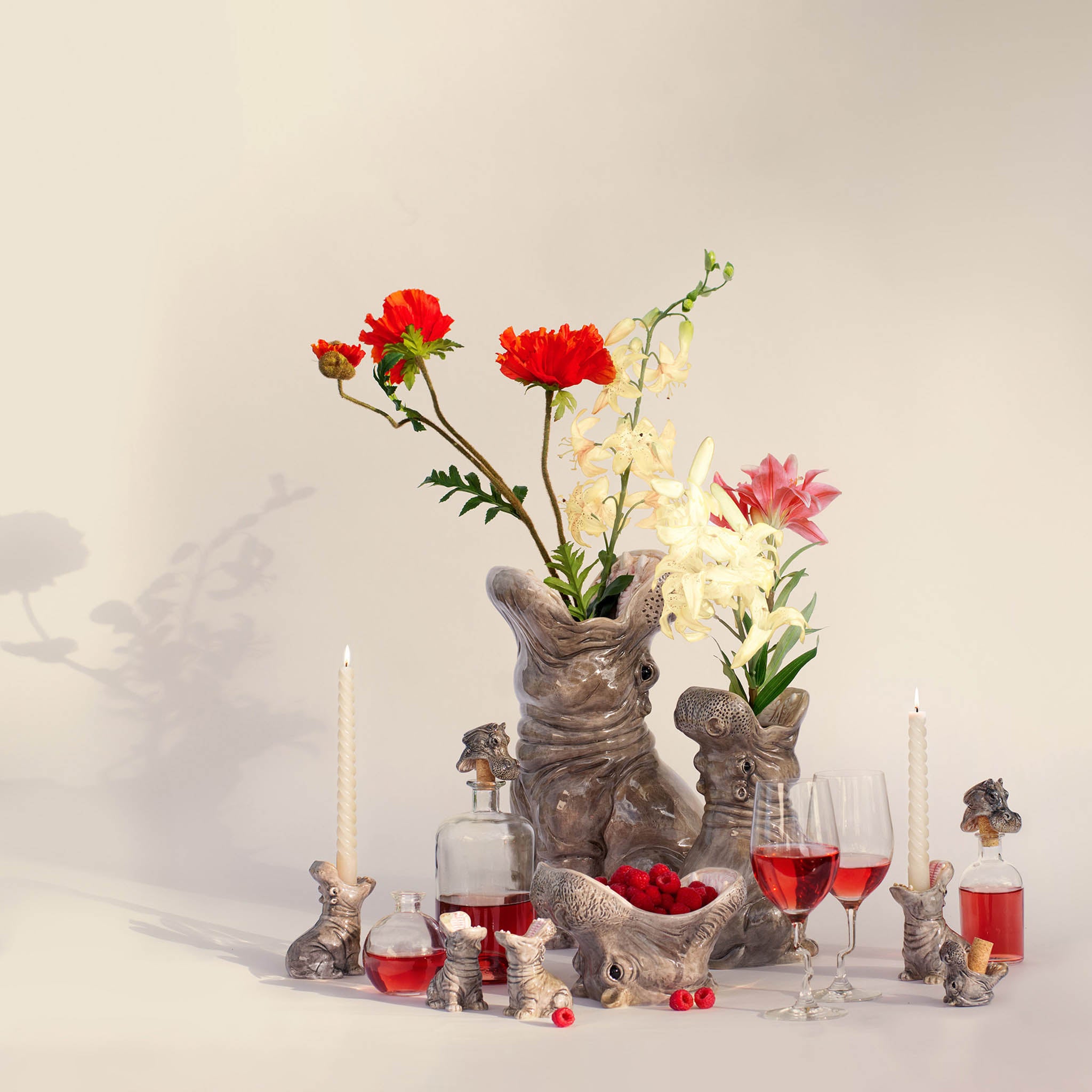 Übersicht über die Hungry Hippos Kollektion