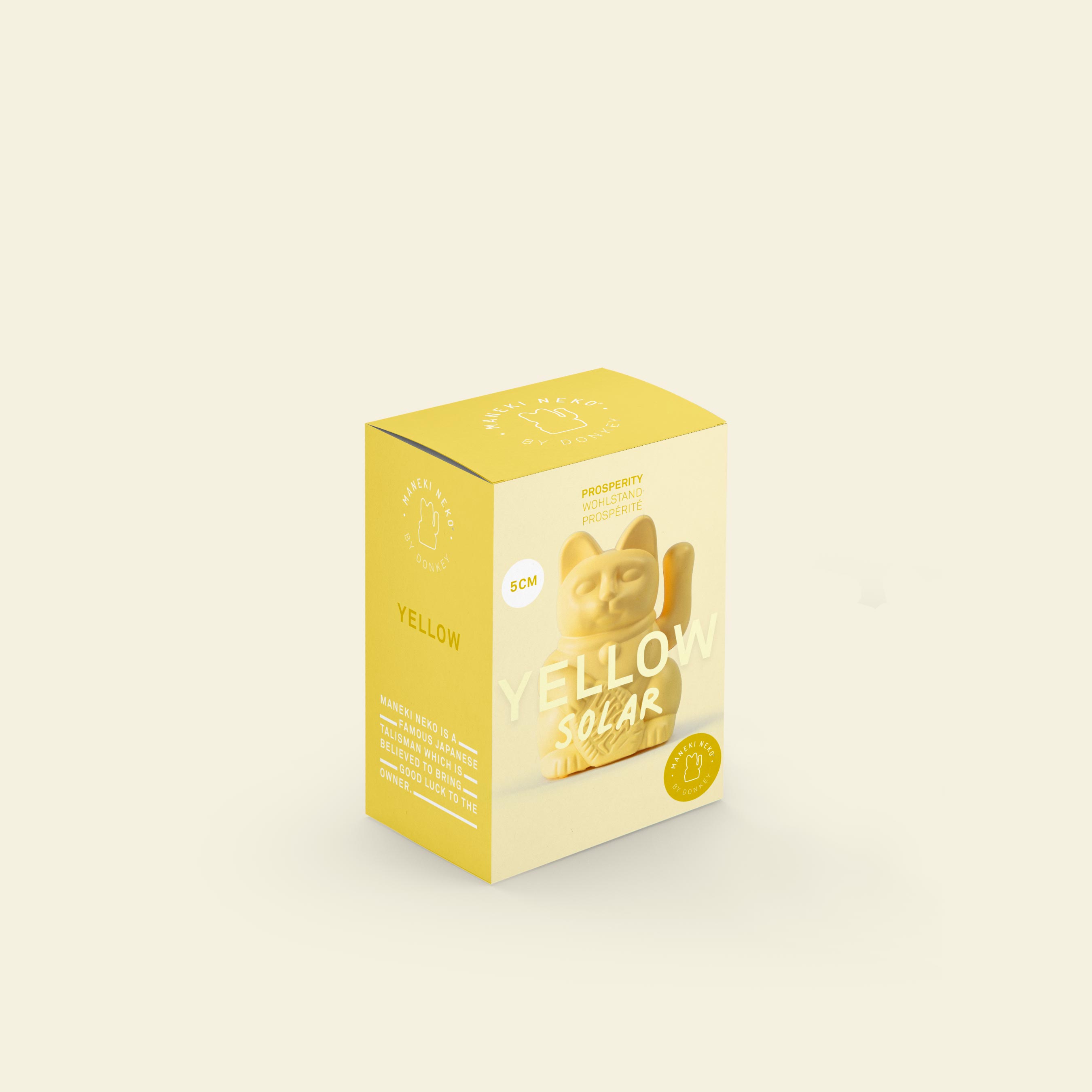 Verpackung Lucky Cat Solar Yellow
