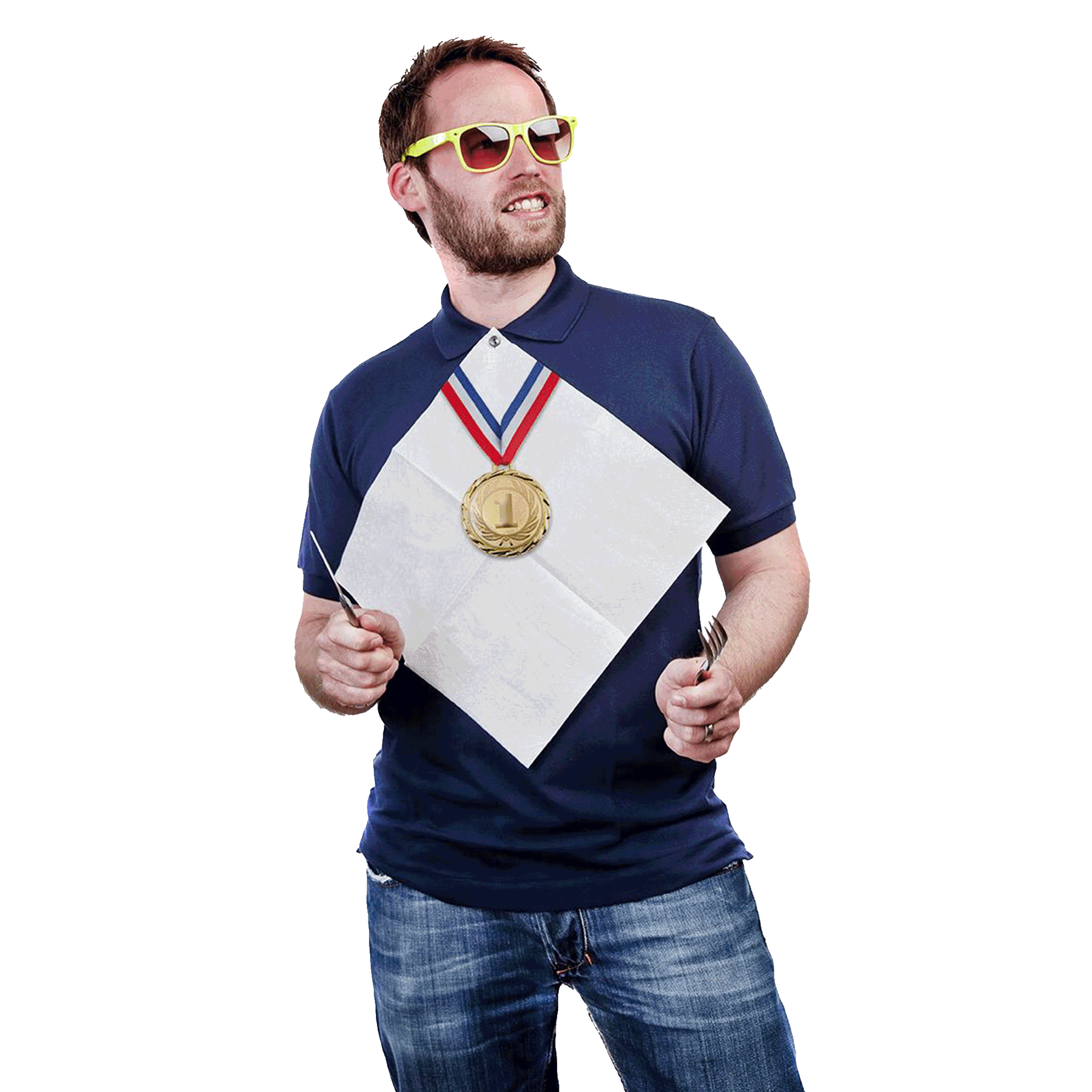 Champion mit Knopfloch