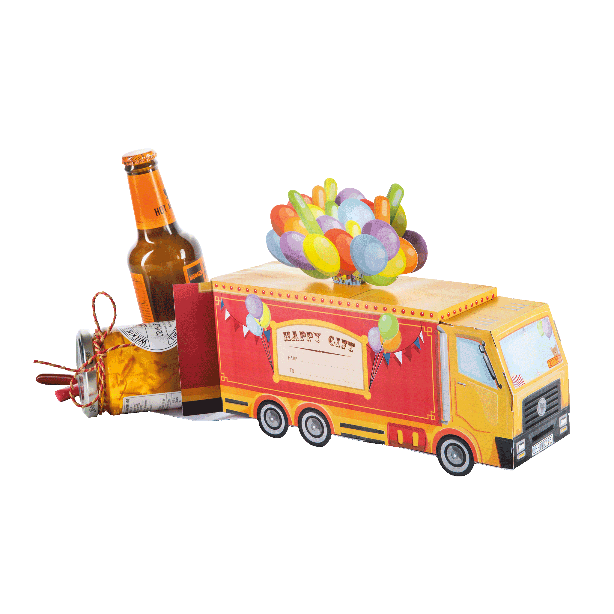 Gift Box Circus Truck